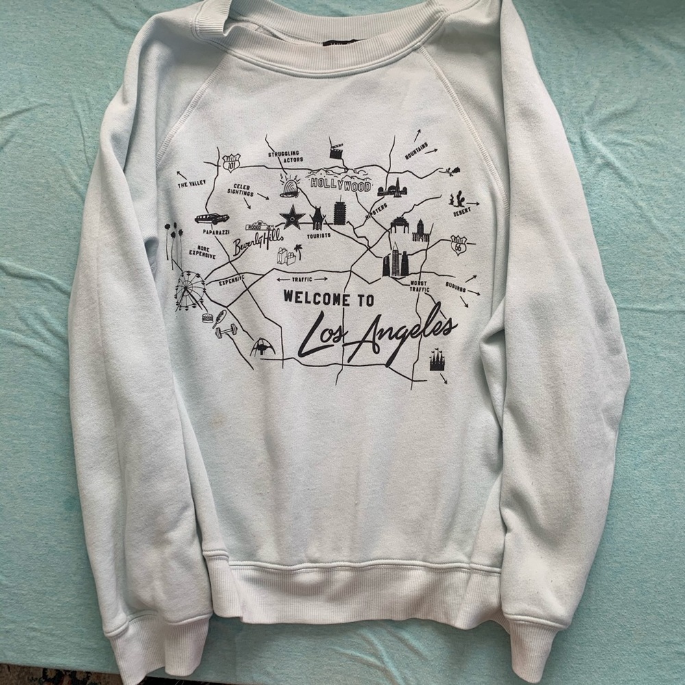 Wildfox Star Maps Rainy Day Sweatshirt